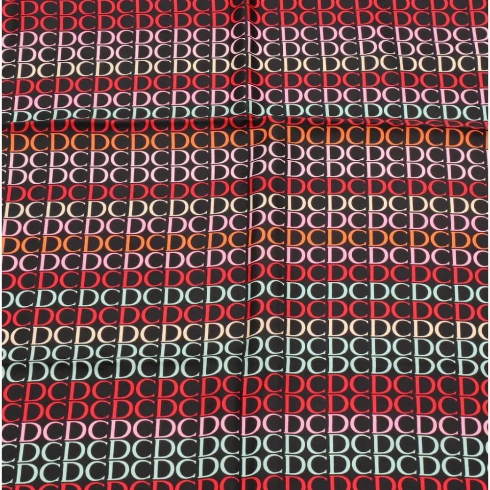 Vintage Christian Dior Monogram Printed Silk Scarf
